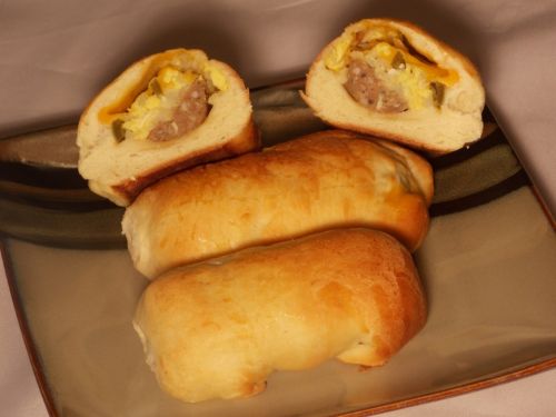 JALAPENO HOT SAUSAGE BREAKFAST KOLACHE